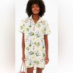 Tuckernuck Wildflower Corsica Multicolor Floral Coverup Shift Dress - small